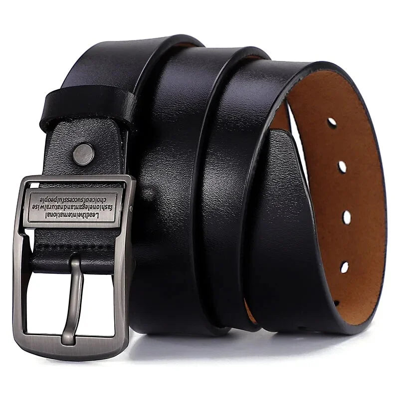 Men's Business Leather Belt Classic & Sophisticated Style!