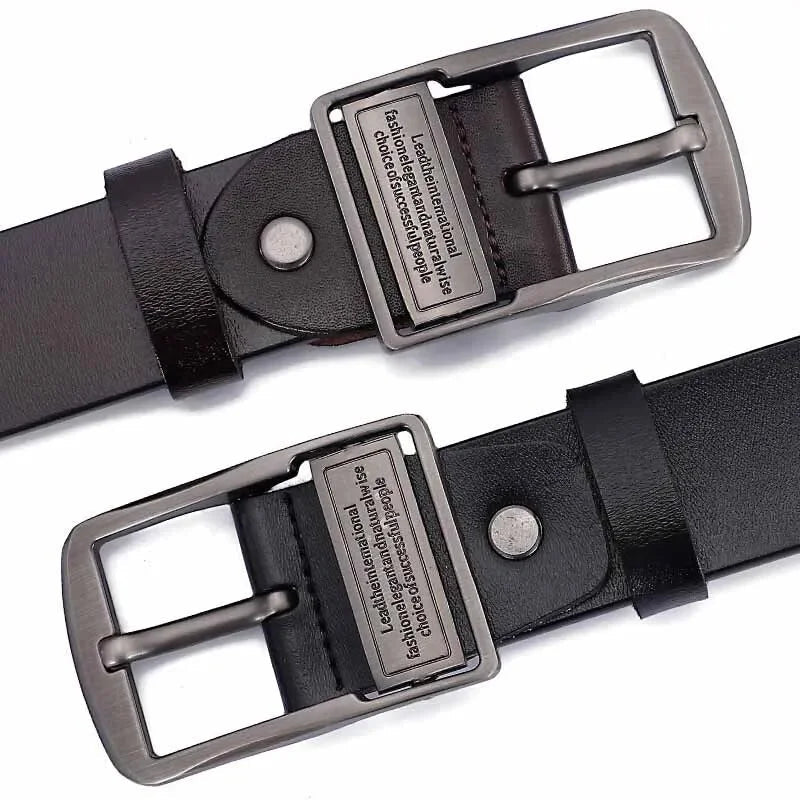 Men's Business Leather Belt Classic & Sophisticated Style!