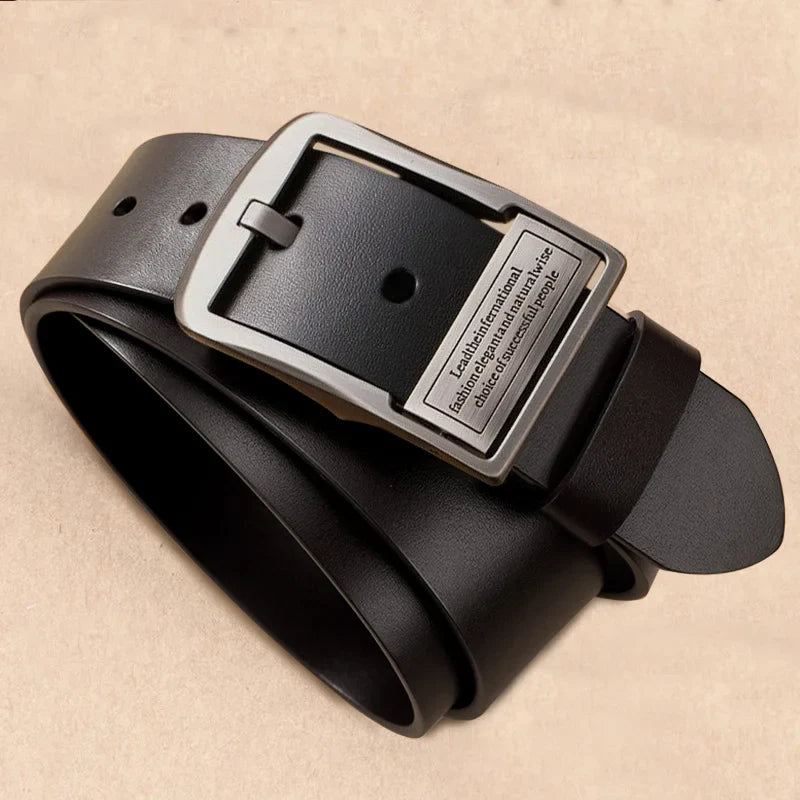 Men's Business Leather Belt Classic & Sophisticated Style!