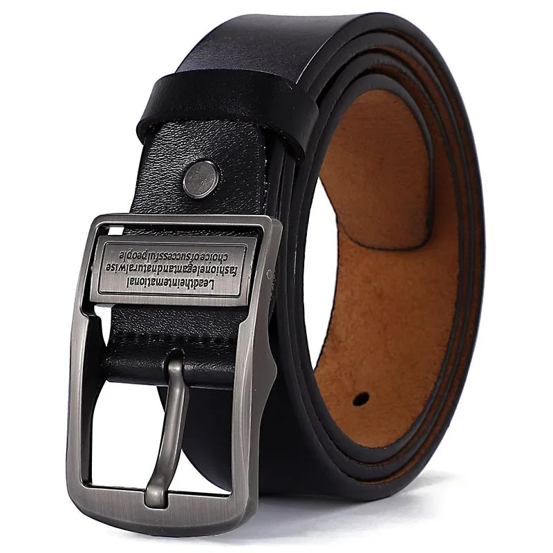 Men's Business Leather Belt Classic & Sophisticated Style!