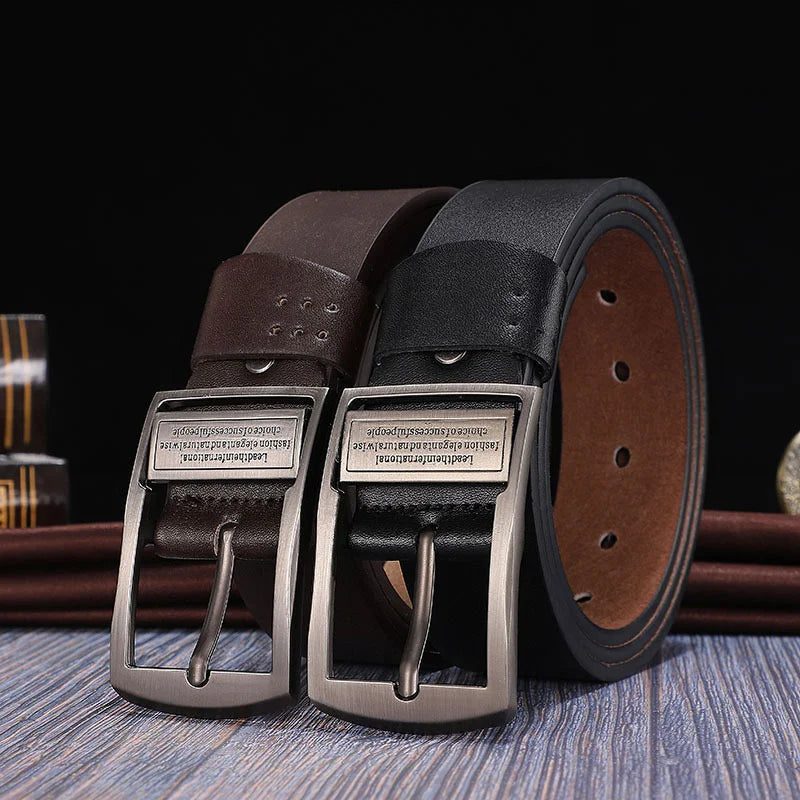 Men's Business Leather Belt Classic & Sophisticated Style!