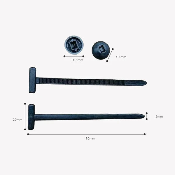 49%OFF- 100pcs Nylon Universal Cable Tie Buckle